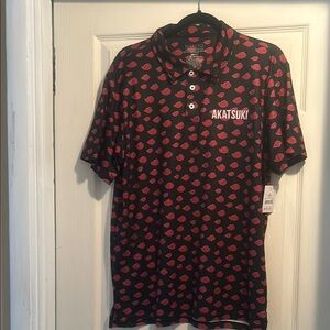Naruto Shippuden Men’s Polo Shirt Size M